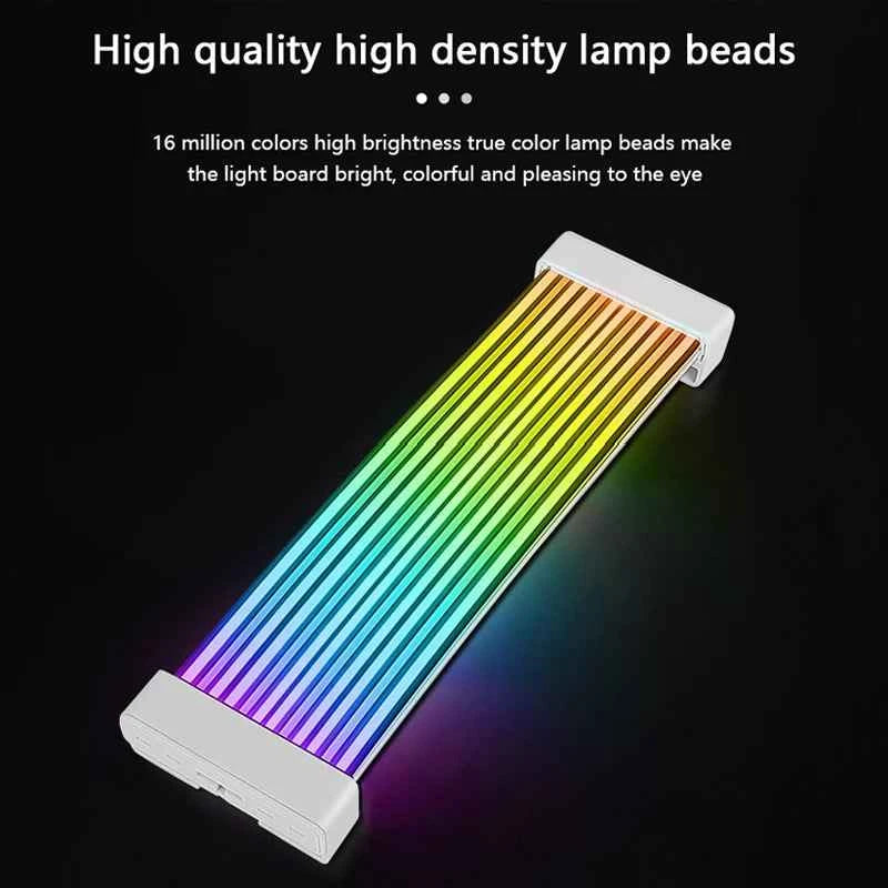 Computer Case Bendable ARGB Light Board,Suitable For Graphics Card 24pin/8pin/2x8pin/12VHPWR/Motherboard Decorative light strip