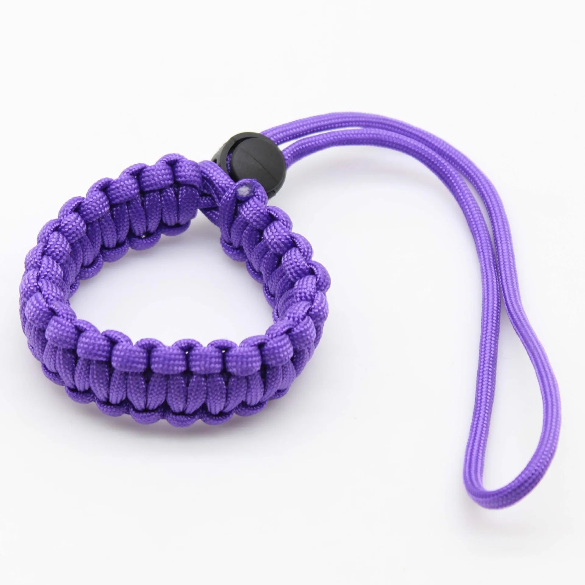 Outdoor Survival Bracelet & Camera Wrist Strap - Paracord Braided Cord Pendant, Universal Wrist-Mounted Braided Paracord