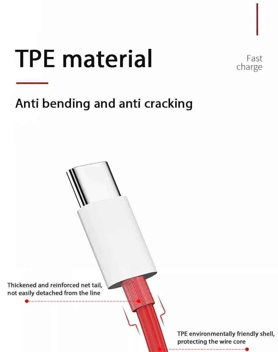 Original Oneplus Cable Supervooc 150w 100w 80w Usb Type C Warp Charge 65w Cables Usbc One Plus 13 13t 12 11 10 Nord 4 N30 SE