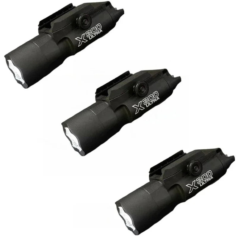 BLack 3Pcs Color Tactical Rail Light for Airsoft – Compact 21mm Mount