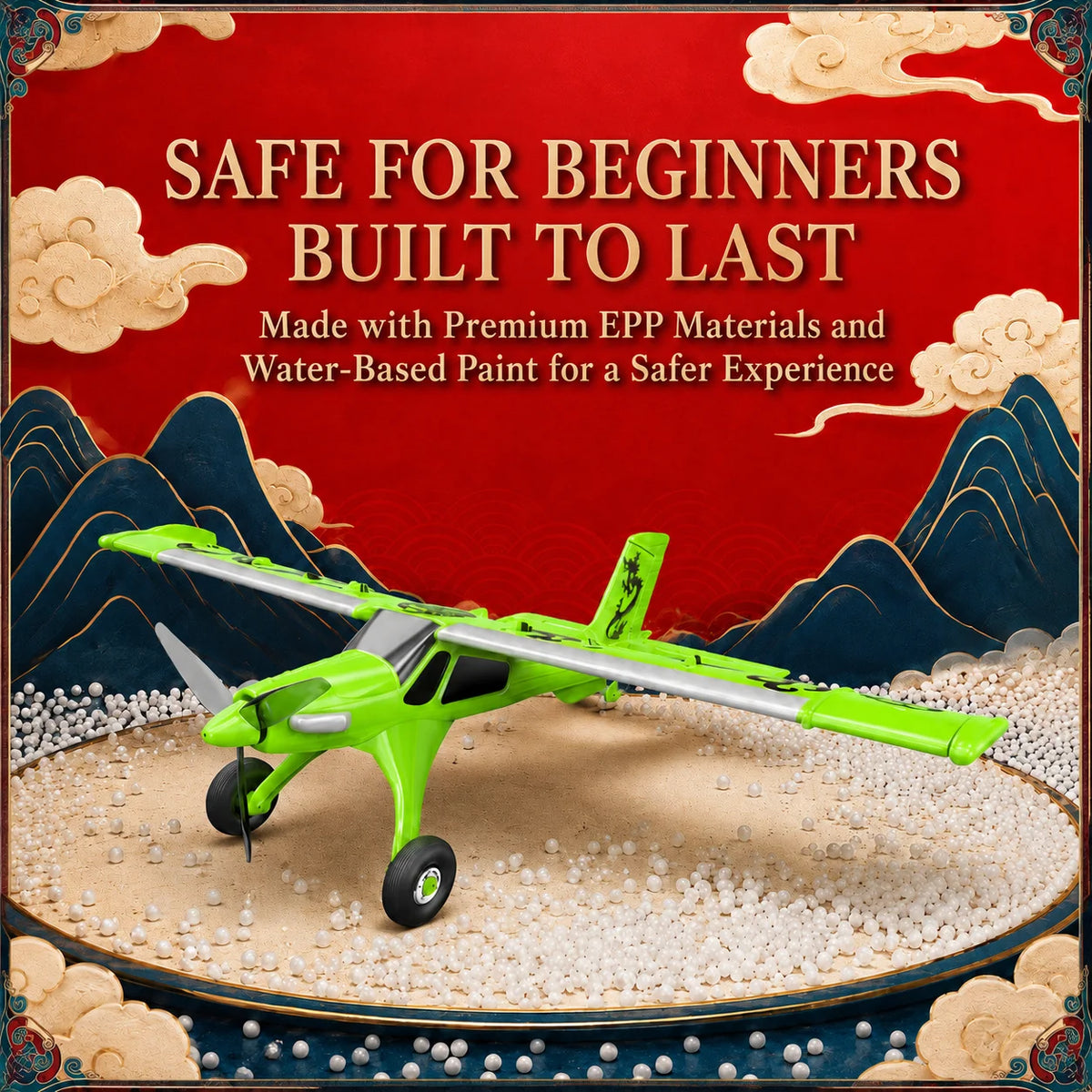 EPP RC Glider Airplane 510 mm – Brushless Motor & Gyro