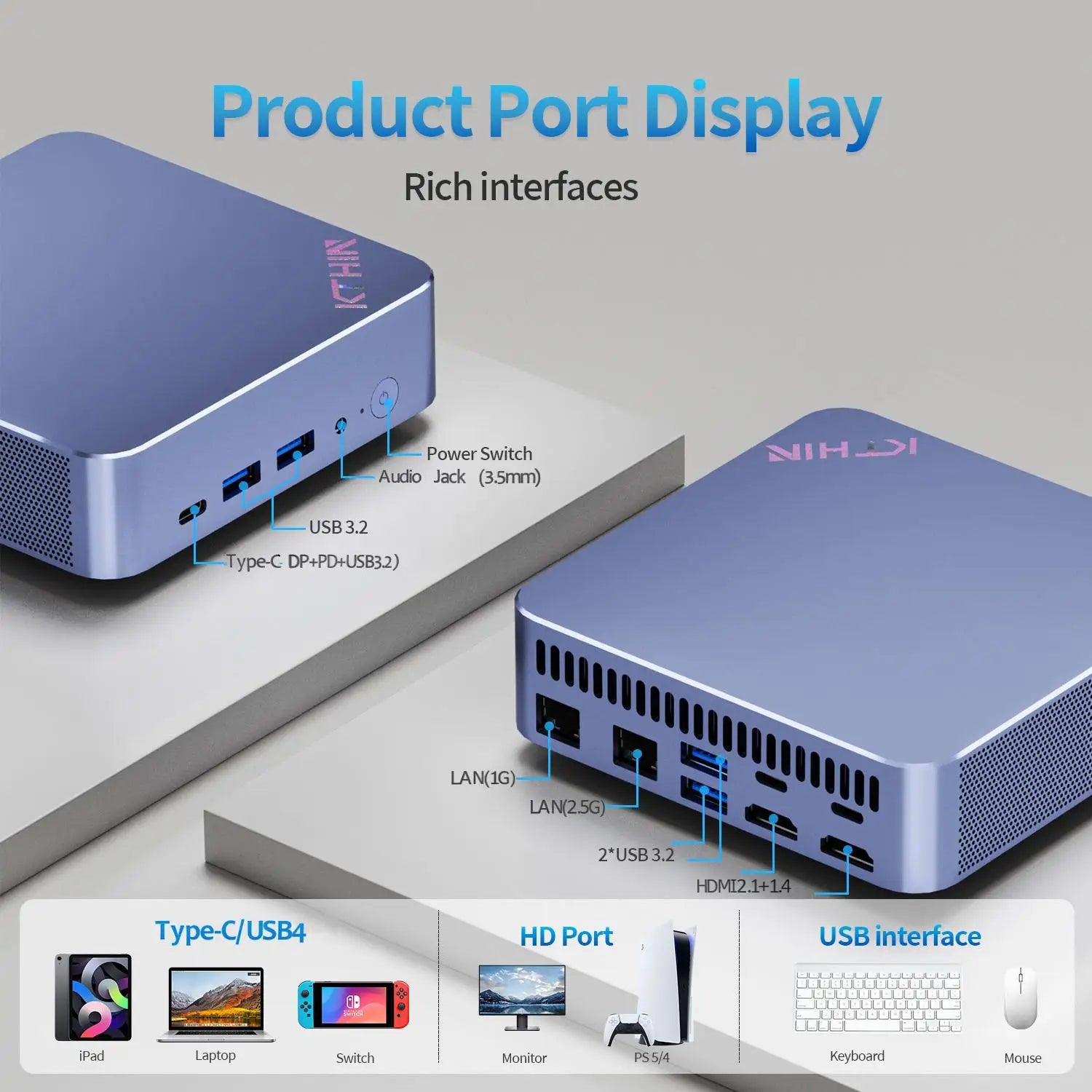 Mini PC Computer i5-1340P WIFI6 BT5.2 Mini Gaming PC 2.5G LAN USB4.0 32GB DDR5 4800MHz PCIe SSD Mini Desktop Computer/ OpenClaw