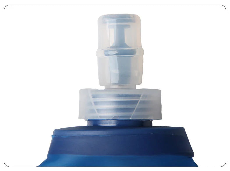 250ML/500ML Water Bottle Folding Soft Flask Sport Water Bottle Water Bag Collapsible Water Bottle Running Camping Hiking