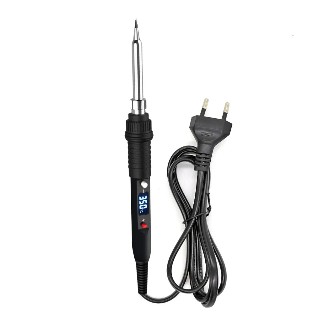 JCD Electric Soldering iron 80W 220V LCD Digital Display Adjustable temperature multimeter soldering iron kit Welding solder908S