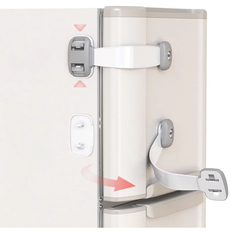 Child Safety Cabinet Lock Rotate 360 degrees Baby Security Protection Drawer Door Cabinet Lock Kids Safety Door Safety Lock