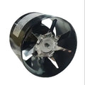HOMEFISH 4'' 6'' 8'' Metal Pipe Exhaust Fan Mini Extractor Duct Fan For Bathroom Toilet Wall Ventilation