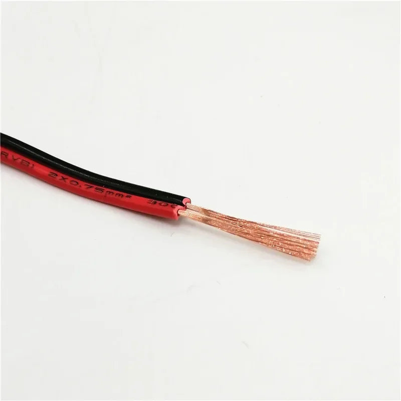 18 AWG 5A Male Female Power Cable DC Connector 30cm 2pin 5-24V Power Adapter Wire 5.5x2.1mm Plug for TV Camera LED Strip Lights