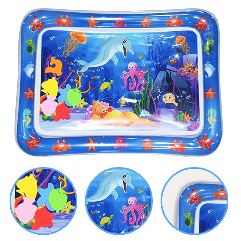 1pc Inflatable PVC Playing Mat Baby Play Water Mat Toddler Pad Kids Early Education Activity Toys Mat Cushion Gift
