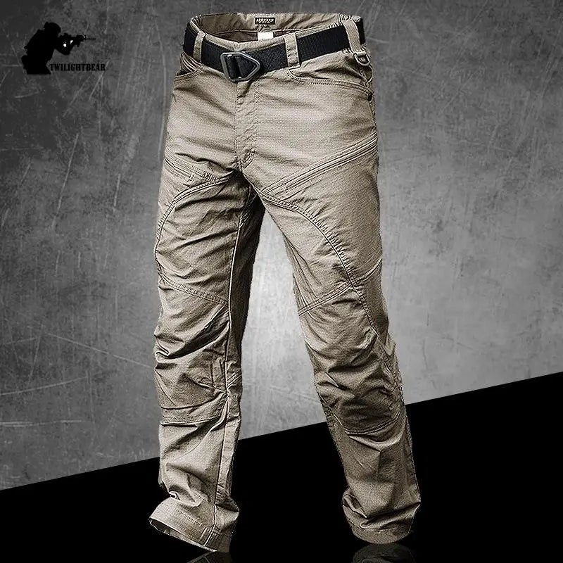 High Quality Men's Tactical Pants Arisoft Waterproof Multiple Pockets Cargo Pant Men Clothing Tooling Trousers A2F311