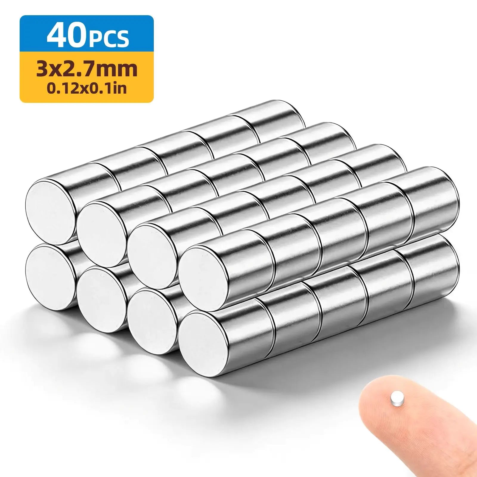 Small Magnets, Refrigerator Magnets of Different Sizes, 3x1 3x2 2x1 3x3 4x2 5x2 6x2mm Mini Magnets for Fridge, Kitchen, Office