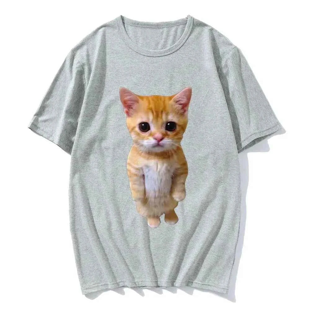 Clearance_Funny Cat 3D Print Women Casual T-Shirt Women Men Summer Harajuku T Shirts Girl Boy Casual Fashion Clothes_Continuous