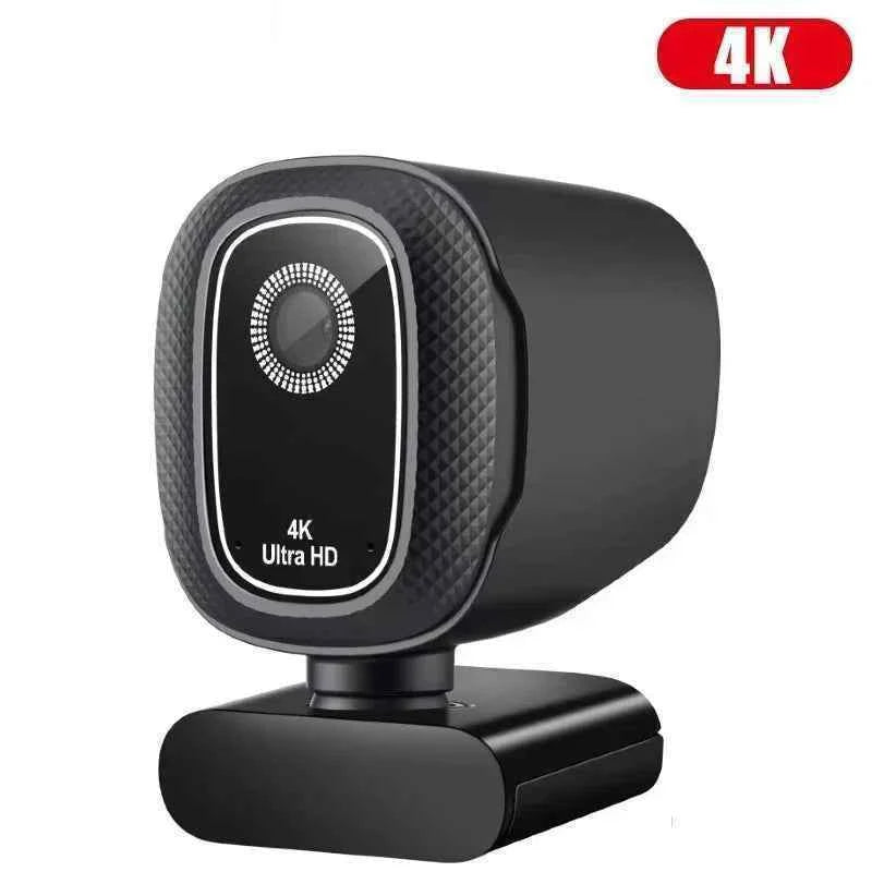 Webcam 4k Streaming Web Camera 1080p 30fps Usb Camera Free Screen Rotation With Dual Ai Noise-cancelling Mic For Tiktok/youtube