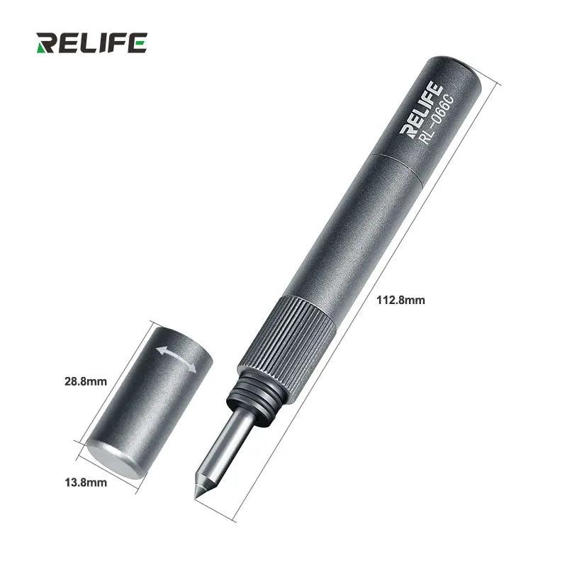 RELIFE RL-066C Back Glass Breaking Pen Phone Rear Camera Disassembly Tools Back Glass Removal Repair Refurbushing Blasting Tool