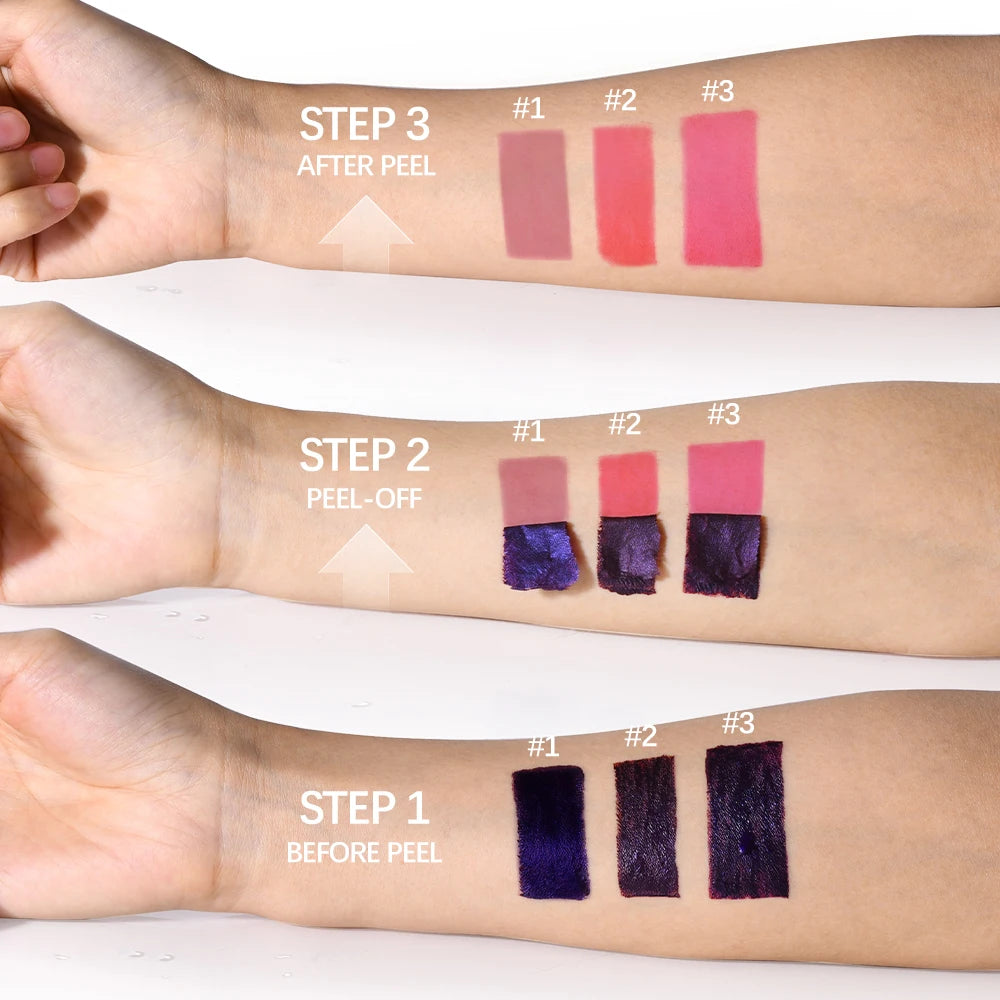 Peel Off Lip Stain Gloss – Long-Lasting Waterproof Tint