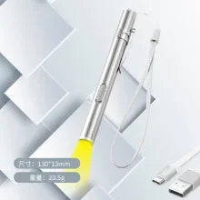 Mini Portable Medical Handheld LED Pen Light Flashlight USB Rechargeable Dental Nurse Flashlight, Rechargeable