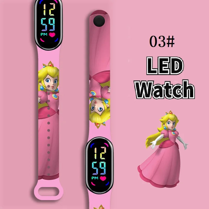 Kids LED Watch Touch Control Digital Watch Silicone Strap Waterproof Sport Wristwatch for Boys Girls Children Birthday Gift