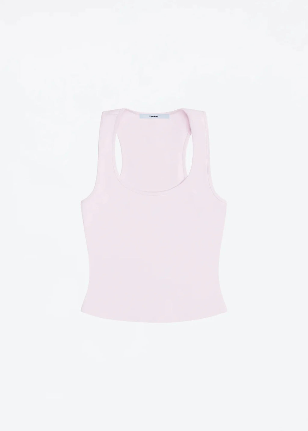 Tank Classic X-shaped Backless Baby Blue and Misty Gray Multi-color Comfortable Elastic Waist Tight Fit Backless Top