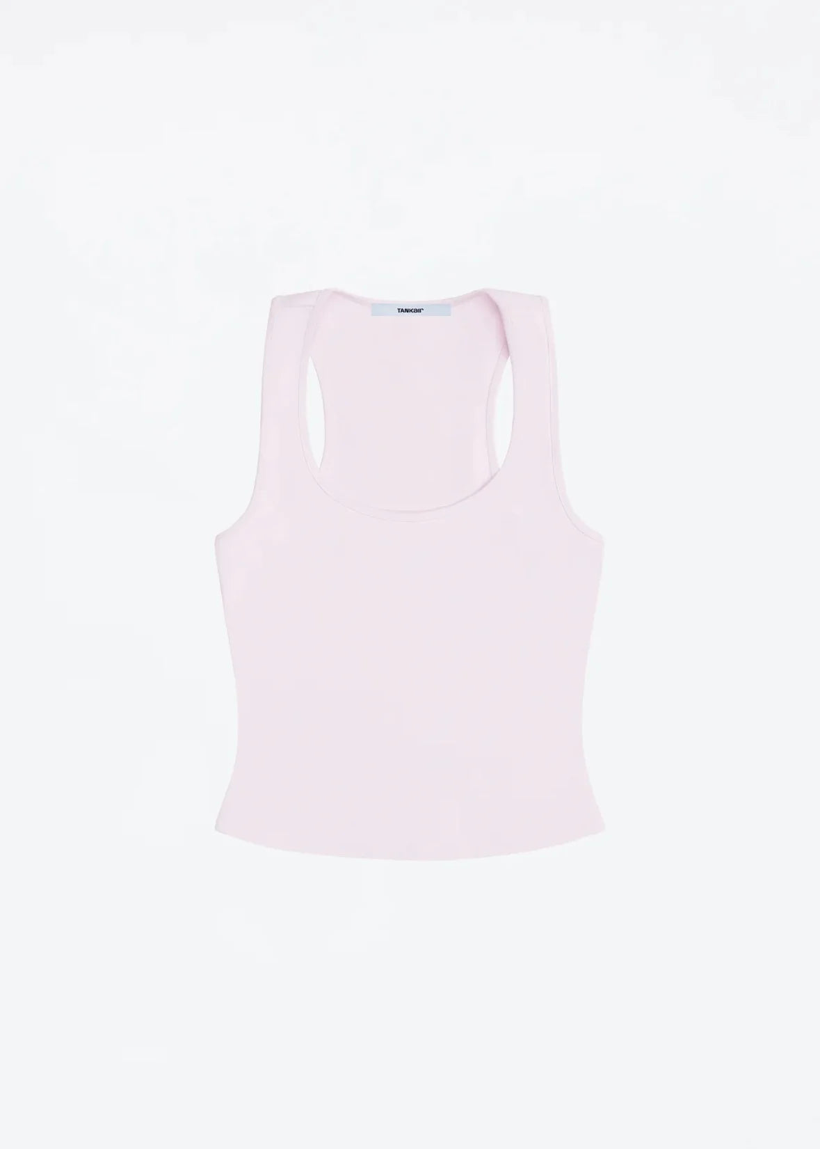 Tank Classic X-shaped Backless Baby Blue and Misty Gray Multi-color Comfortable Elastic Waist Tight Fit Backless Top