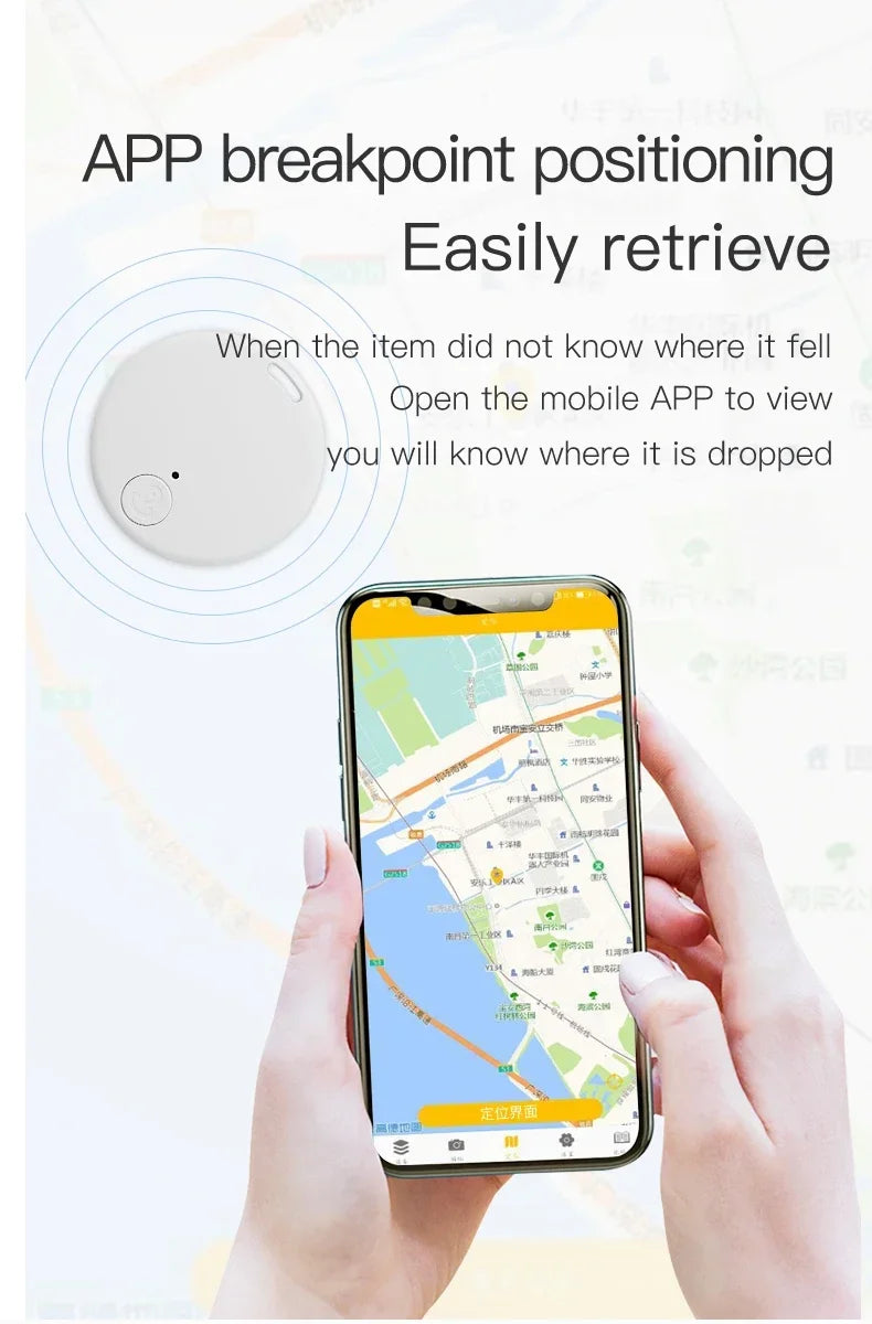 Anti-Lost Device Wireless Pet Kids Wallet Tracking Locator Bluetooth 5.0 Portable Smart Finder Small GPS Tracker For Cellphone