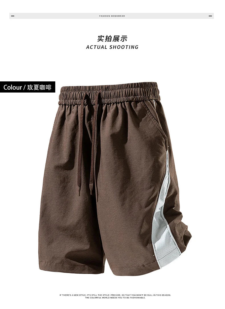 Summer men's streetwear casual and cargo shorts hommes Outdoor Gym Joggers Sports running basketball  shorts menswear clothing
