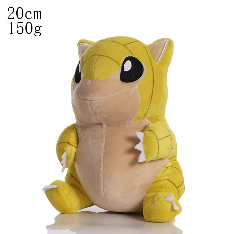 New Pokemon Snivy Abra Treecko Plush Kawaii Eevee Charizard Pikachu Genger Jirachi Blastoise Doll Aerodactyl Wholesale Gifts