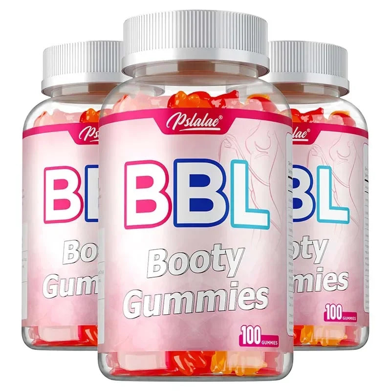 100 Gummies-3bottles Package BBL Curve Support Gummies – Natural Hip & Vitality Formula