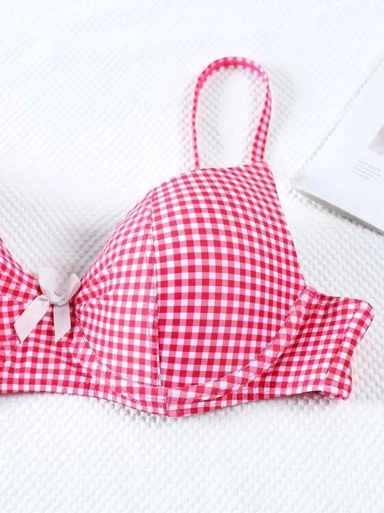 Triangle Bikinis Bow Swimsuit Women Sexy Swimwear Bandage Bikini Set Summer Biquini Female Beachwear Low Waist Thong Swimsuits