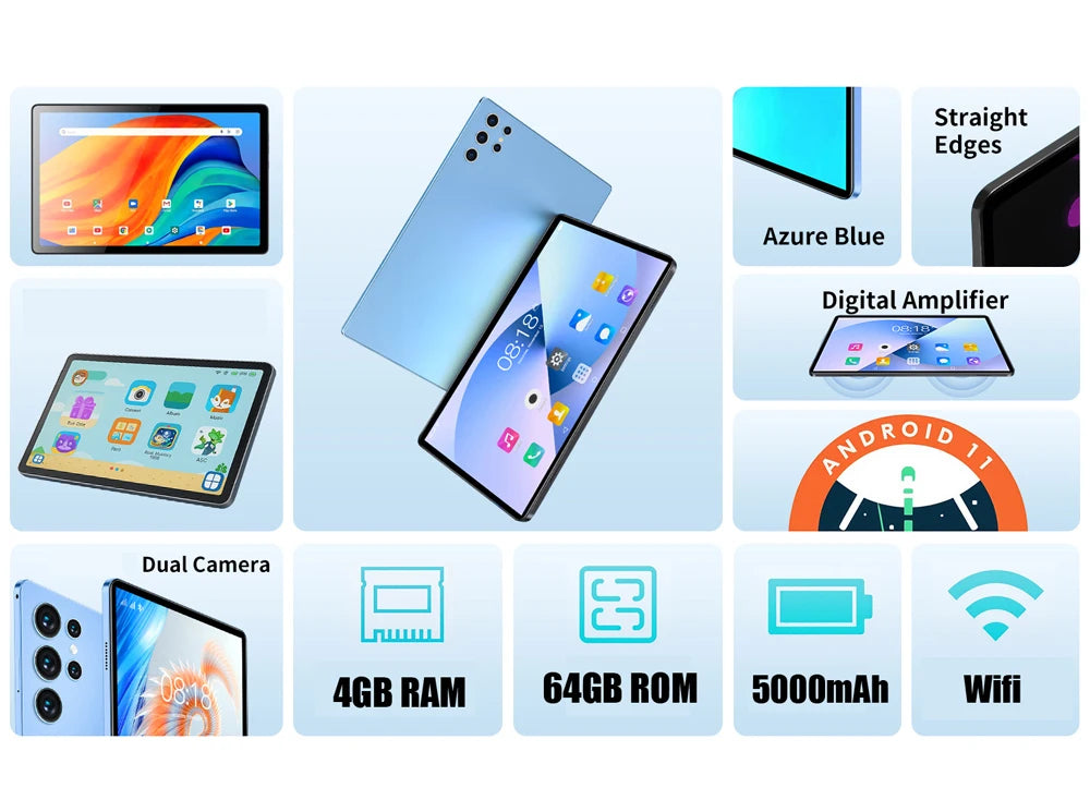 2025 Hot Selling New H39 Android Tablet 5G 4GB+64GB Android 11 system 5000mAh Battery Global version