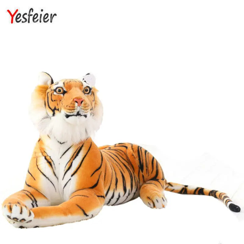 30-120cm Cute White Tigers Plush Toys Simulation Tigers Stuffed Dolls Baby Pillow Plush Kid Toys Gift