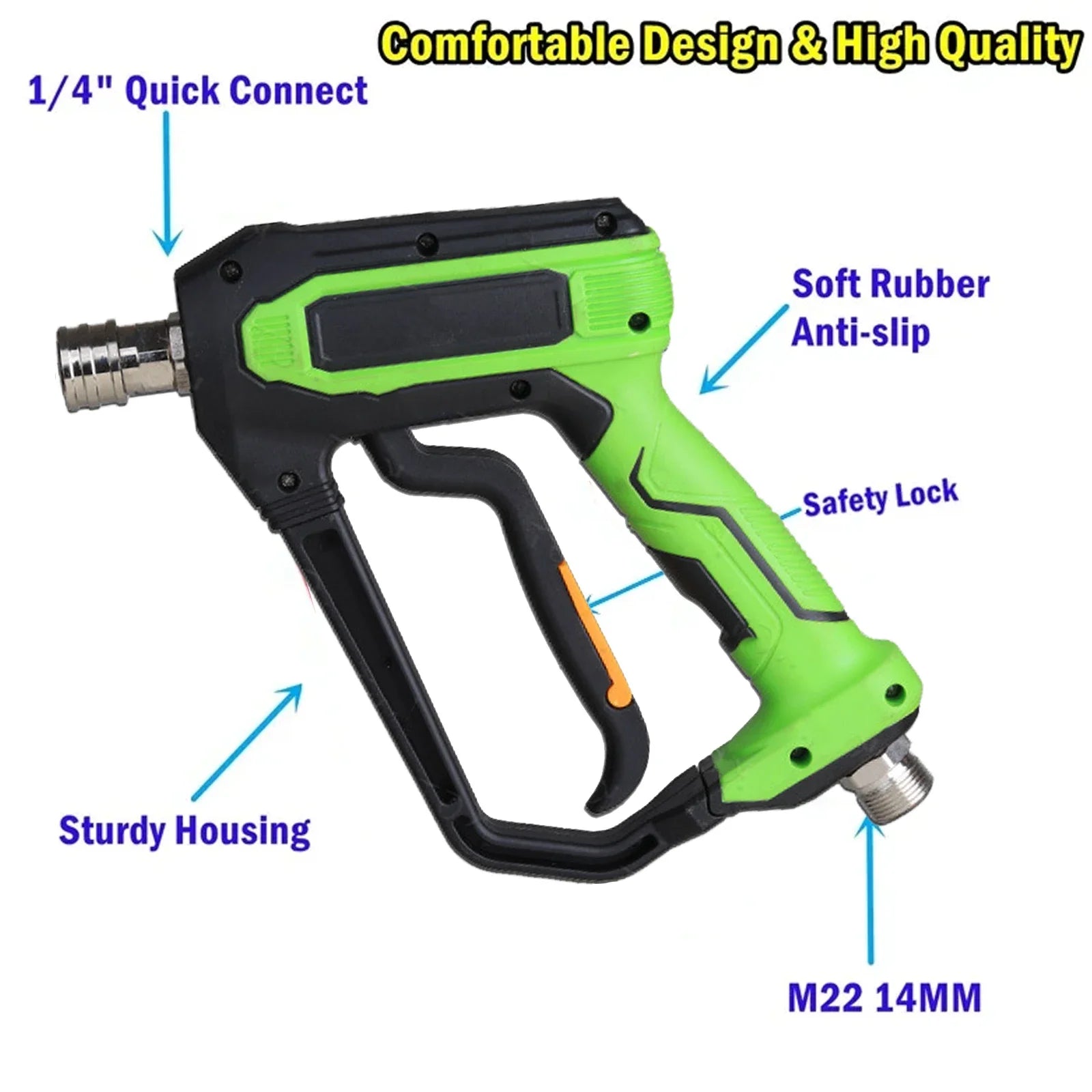 1L Car Washer Water Gun Cleaning Foam Generator Snow Foam Lance 1/4" Quick Release Nozzles for Parkside Karcher Daewoo Lavor