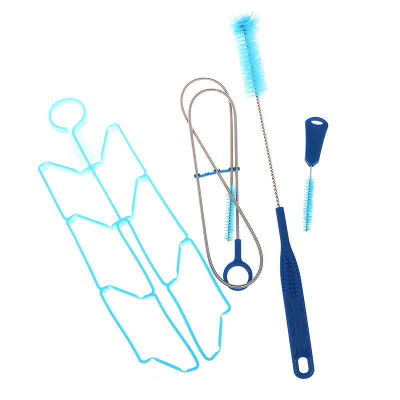 4In1 Water Bag Brush Cleaner Water Bag Cleaning Kit Brush Cleaning Tools Water Bladders 1Set Outdoor Hiking Camping Accessories