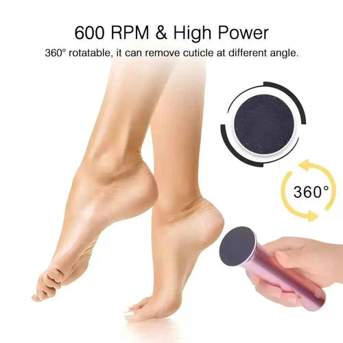 Callus remover Rechargeable Portable Electric Foot File Pedicure Set Foot exfoliation tool The ideal gift for foot care