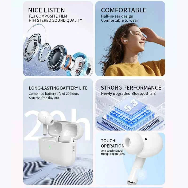 Air Pro TWS Wireless Earbuds HiFi Sound with Mic