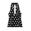HXAO Black Polka Dot Tops For Woman Summer Women's Corset Crop Top Sleeveless Halter Top Women Bow Backless Sexy Top Party
