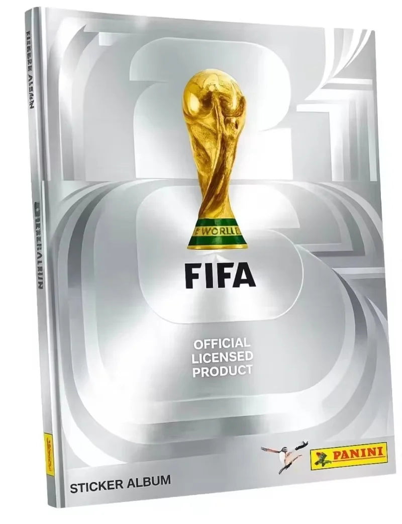 Genuine Panini FIFA 2026 Official Licensed Sticker Collection Full Box with Packs for Soccer Fans Album Stickers Collectors
