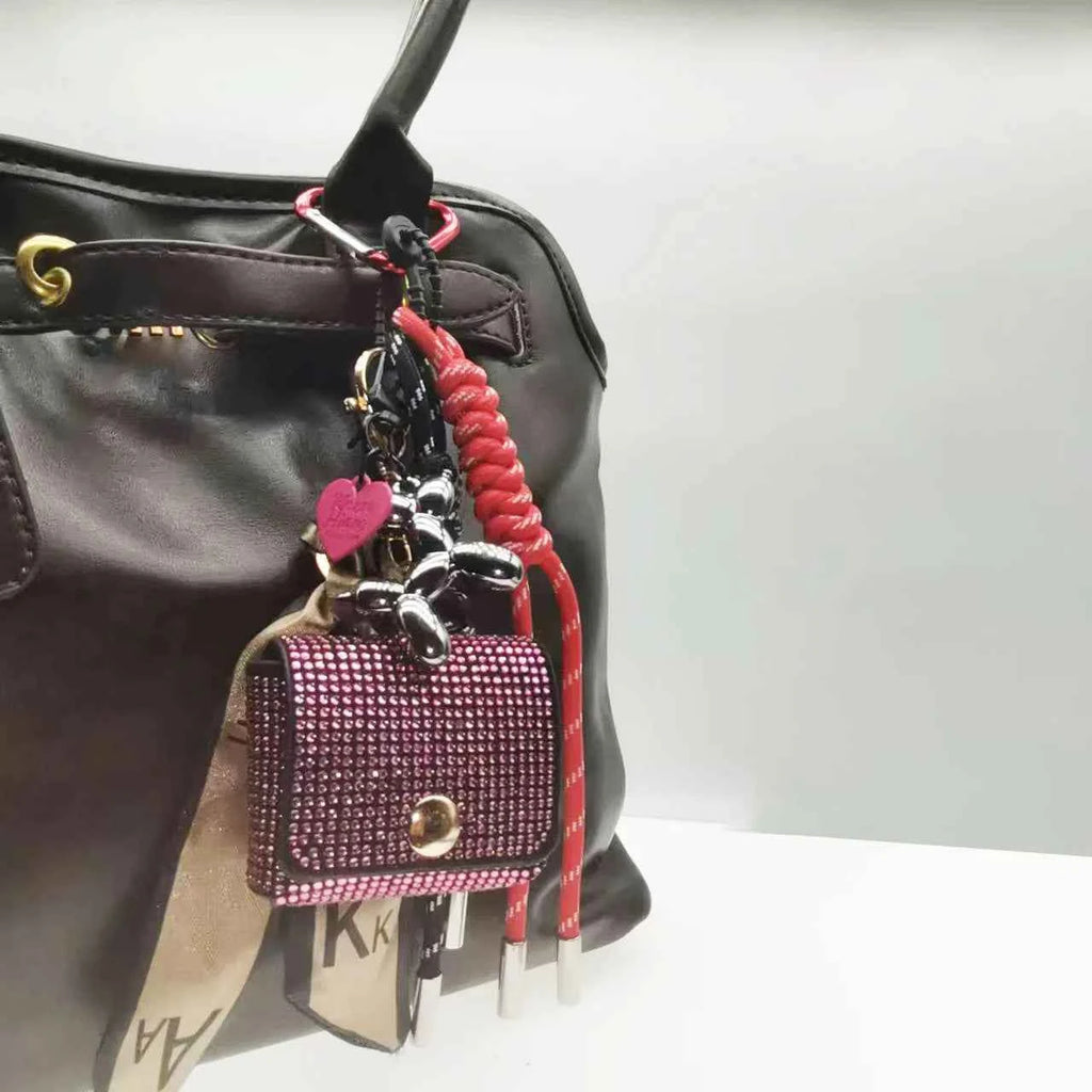 Ita Bag Accessories Bag Charms Black Cat Pendant for birkin Bag Women Handbag Purse Keychain Man Backpack Decoration Chain