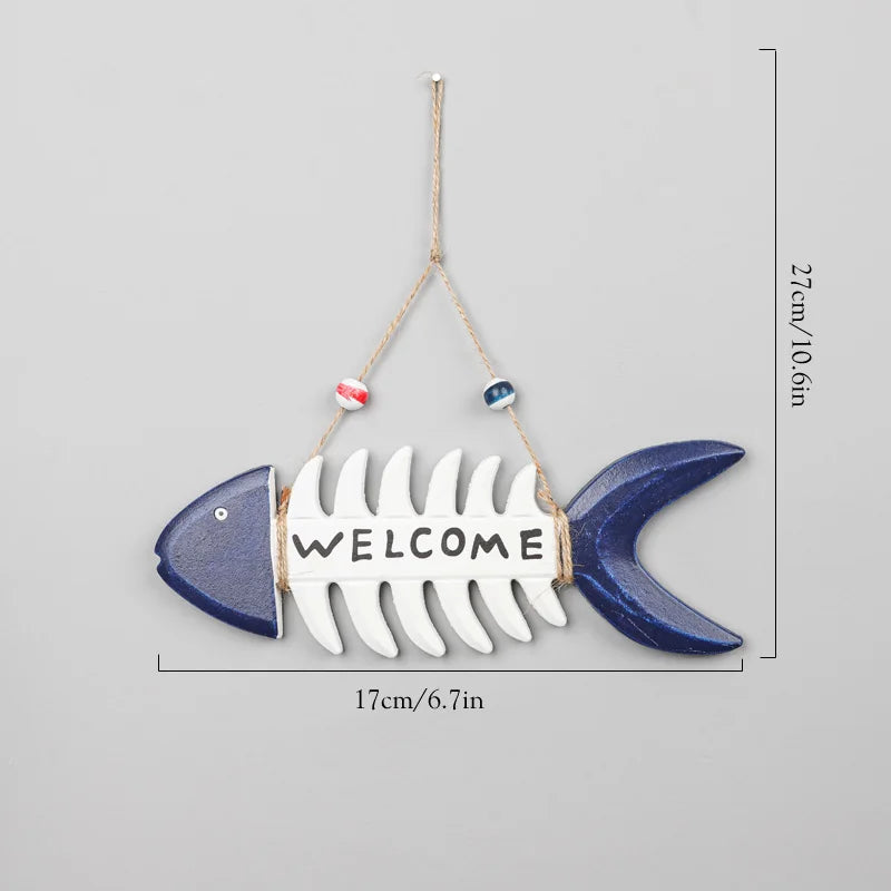 Mediterranean Style Home Decoration Figurines Desktop Ornaments Ocean Wooden Lighthouse Model Wood Ship Crafts Wall Decor Plaque