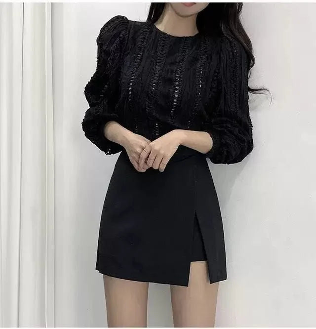 Summer 2023 High Waist A-line Skirt Shorts Skirt Split Skirt Women Ropa Mujer Mini Skirts Clothes for Women