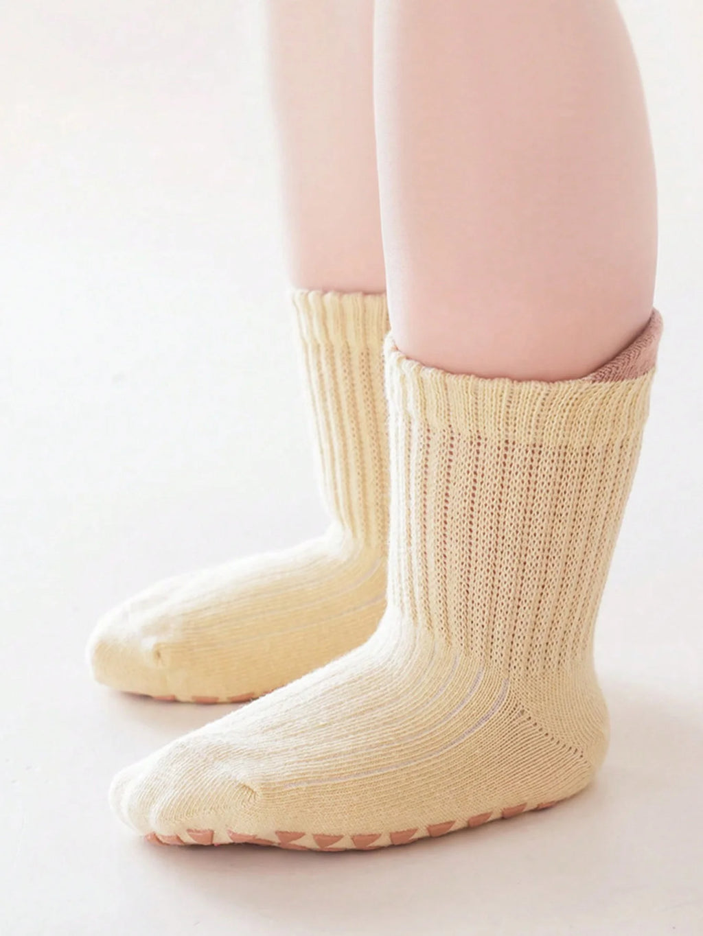 6 Pairs of Baby Floor Socks, Newborn Non-Slip Dotted Socks, All-Season Baby Loose-Top Cartoon Soft-Soled Indoor Socks for Girls and Children