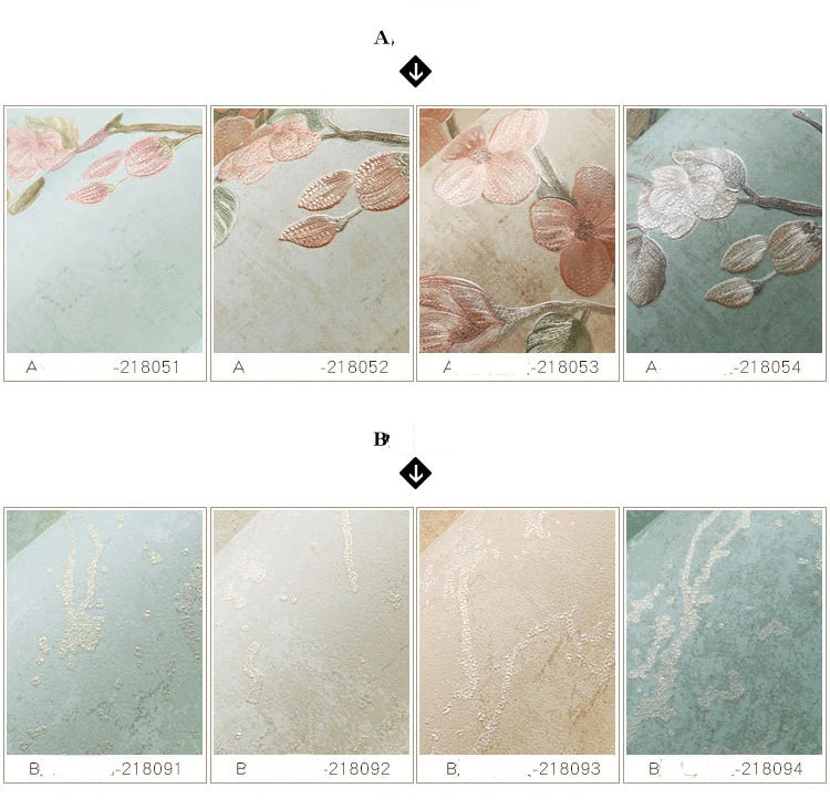 Home Improvement Wall Painting Wallpaper Contact Paper Bedroom Living Room 3D Floral Wall Papers home decor papel de parede