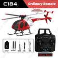 C184 RC Helicopter 2.4G 6-Aixs Gyroscope 4CH Altitude Hold Optical Flow Remote Control Helicopter Toys For Kid Adult