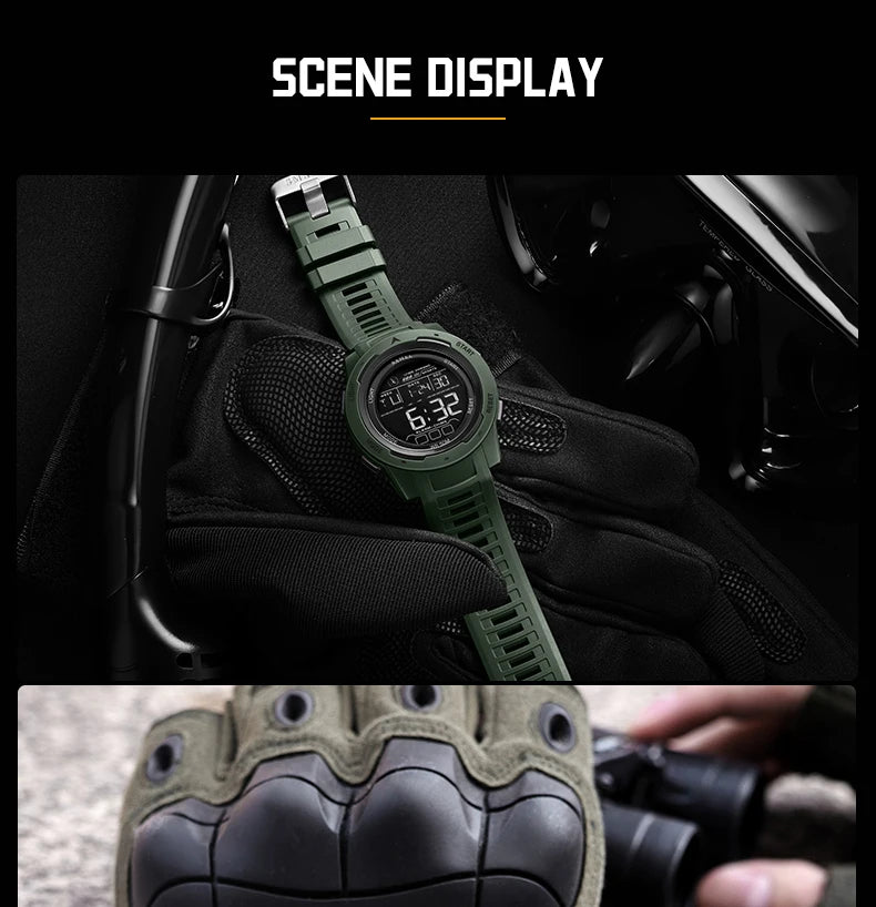 New SMAEL 8105 Watches Camo Strap Military Sport Watch for Men Clock Fashion Digital Wristwatch Waterproof Shockproof Watches