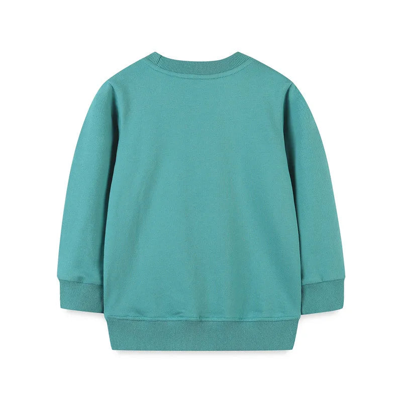 Jumping Meters Autumn Spring Children's Sweatshirts With Animals Print Hot Selling Sport Kids Fashion Shirts Tops