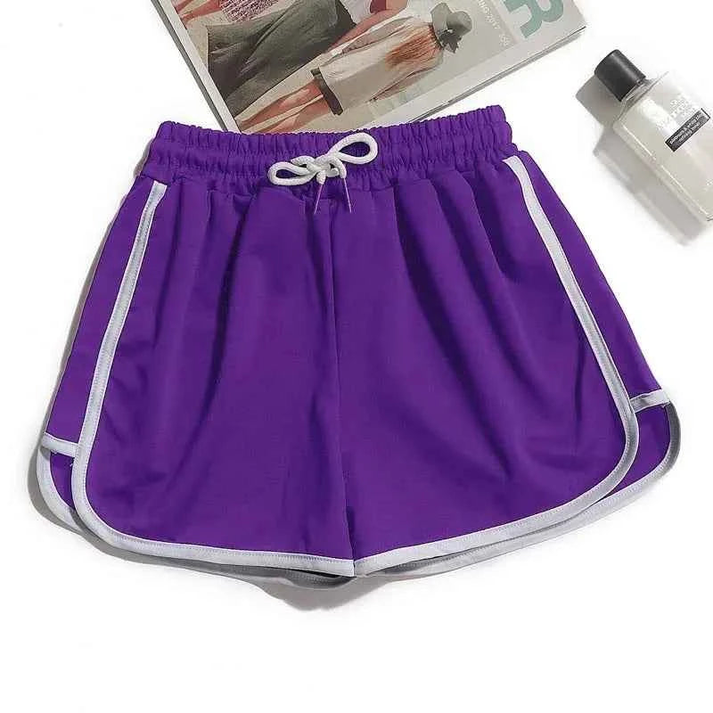 Elastic Shorts for Women Loose Fitting Quick Drying Summer Thin Running Fitness Leisure and Anti External Wear Instagram