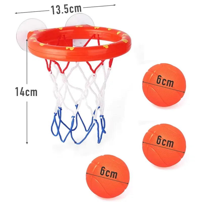 Kids Shooting Play Set 1 Plastic Basket With 3 Mini Plastic Basketballs Funny Practice shooting Toys For Girl Boy Gift