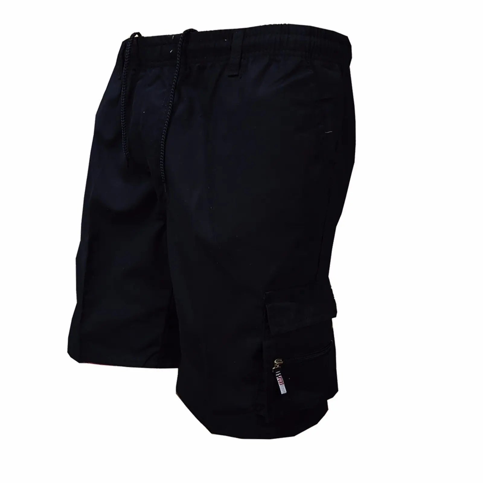 2025 Men's Tactical Shorts Summer Casual Jogging Cargo Shorts Loose Multi-pockets Elastic Waist Work Hiking Overalls Short Pants