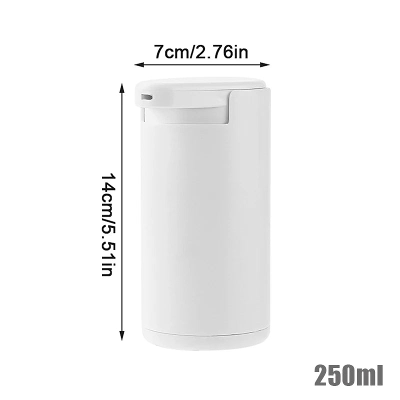 1pc 250/500ML Makeup Remover Detergent Bottle Empty Press Pump Dispenser Plastic Nail Polish Removers Cleaner Portable Care Tool
