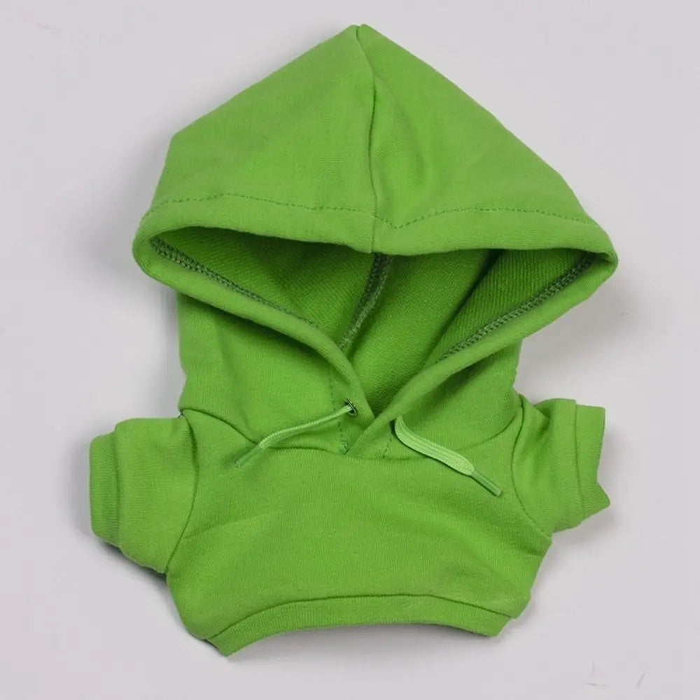 New Multicolor Handmade Hoodies For 10cm Cotton Dolls Fashion Casual Wear Sweatshirt Outfits Cute Dolls Tops Dolls Accessories