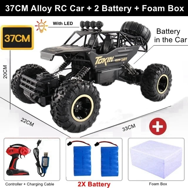 Oike RC Car Remote Control Climbing Vehicle Outdoor All Terrain 4X4 Off-road Trucks Rock Climber 4WD Buggy Racing Drift Cars Toy