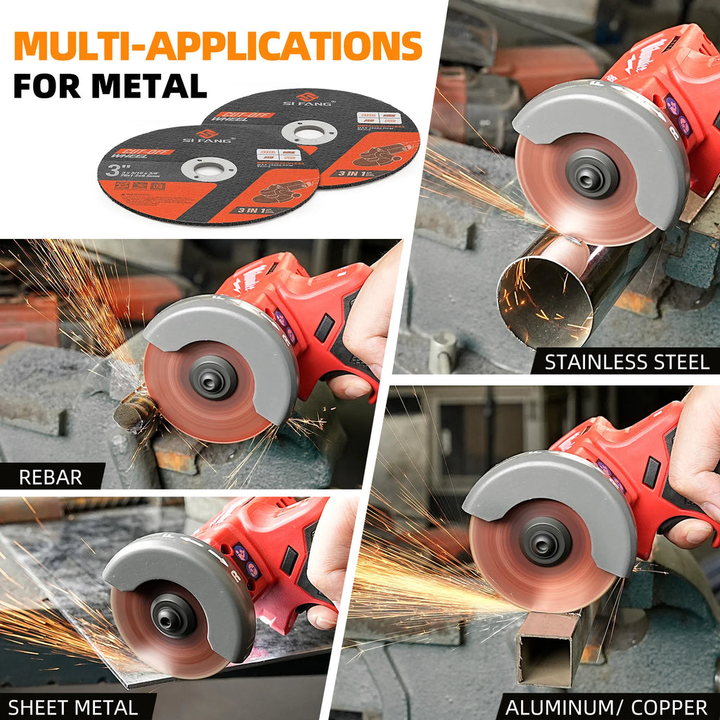 3-50Pcs 75mm Resin Cutting Disc Cut Off Wheel Angle Grinder Disc Slice Fiber Reinforced for Metal Stainless Steel